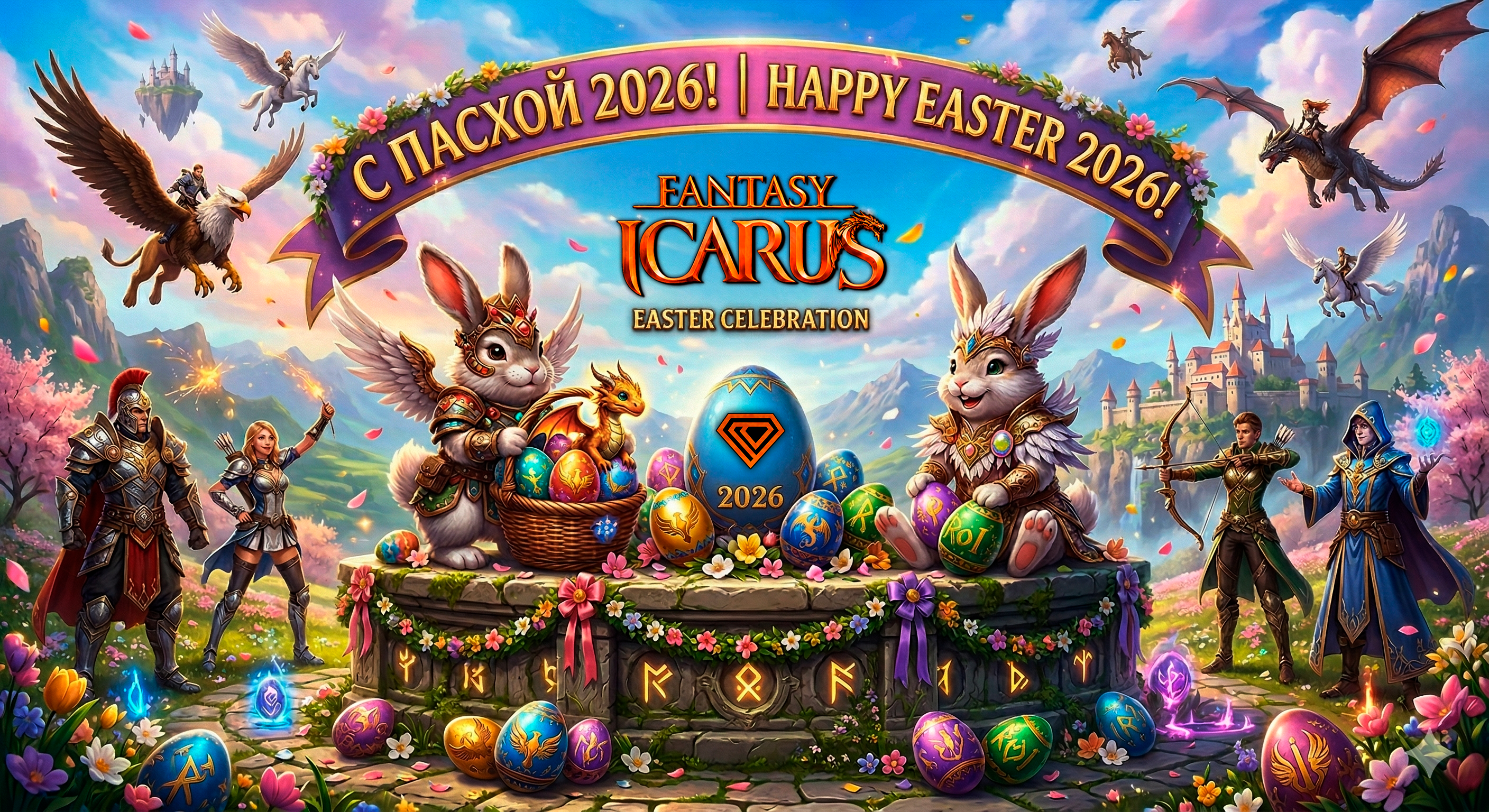 С праздником Светлой Пасхи, герои! ✨
